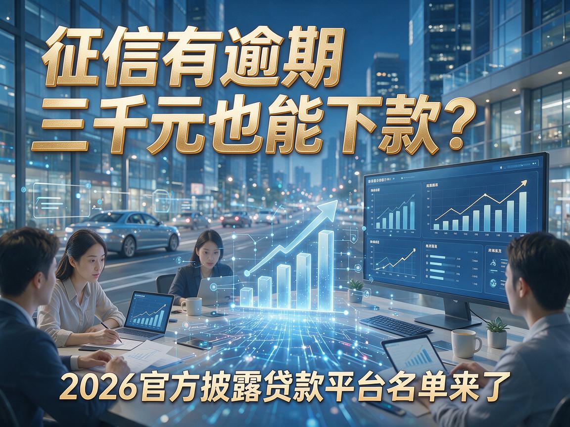 征信有逾期三千元也能下款?2026官方披露贷款平台名单来了!