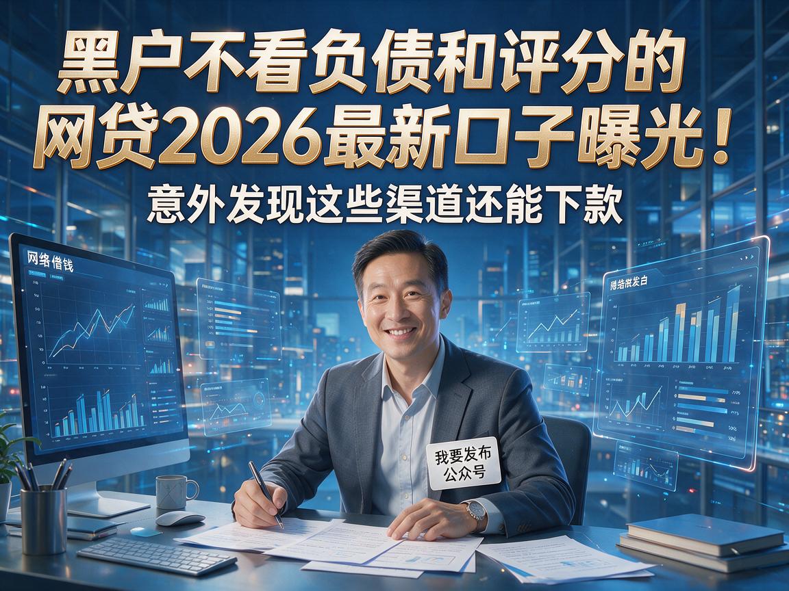 黑户不看负债和评分的网贷2026最新口子曝光!意外发现这些渠道还能下款