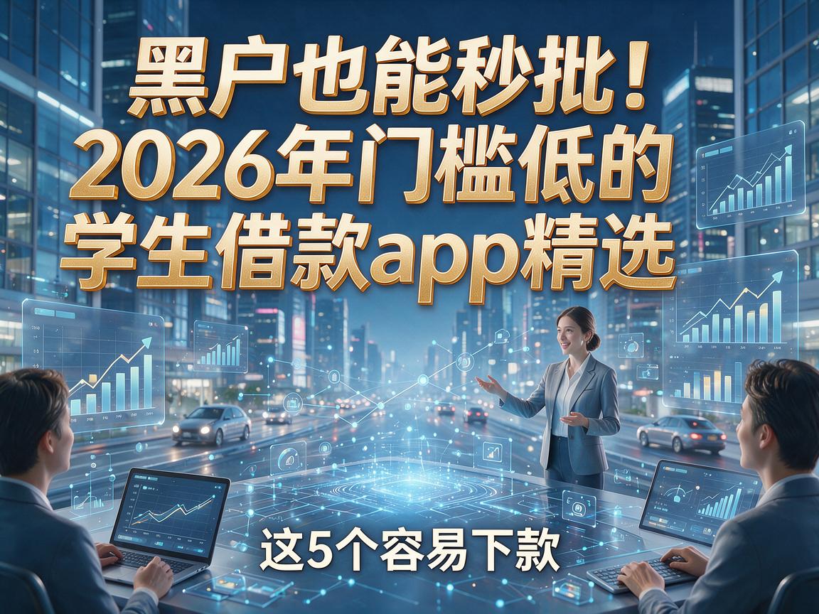 黑户也能秒批!2026年门槛低的学生借款app精选,这5个容易下款