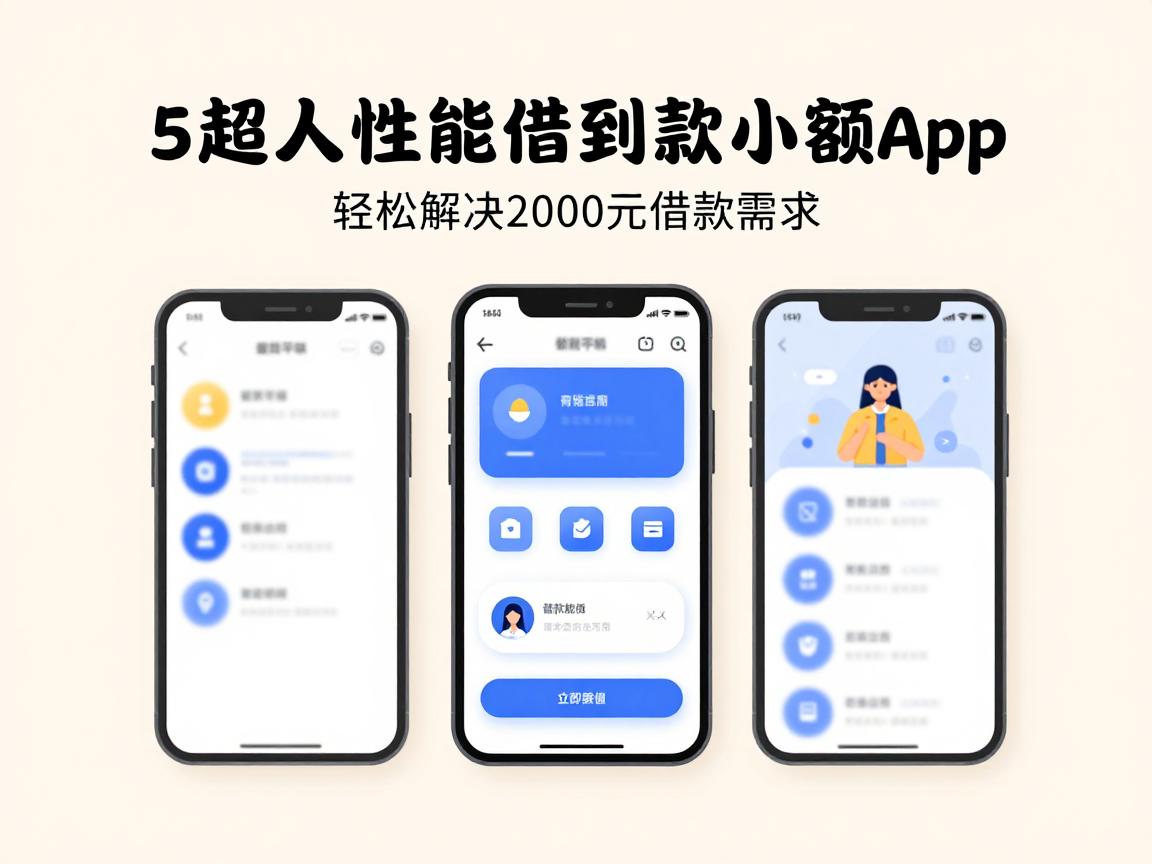 5个超人性化能借到款的小额app，轻松解决2000元借款需求
