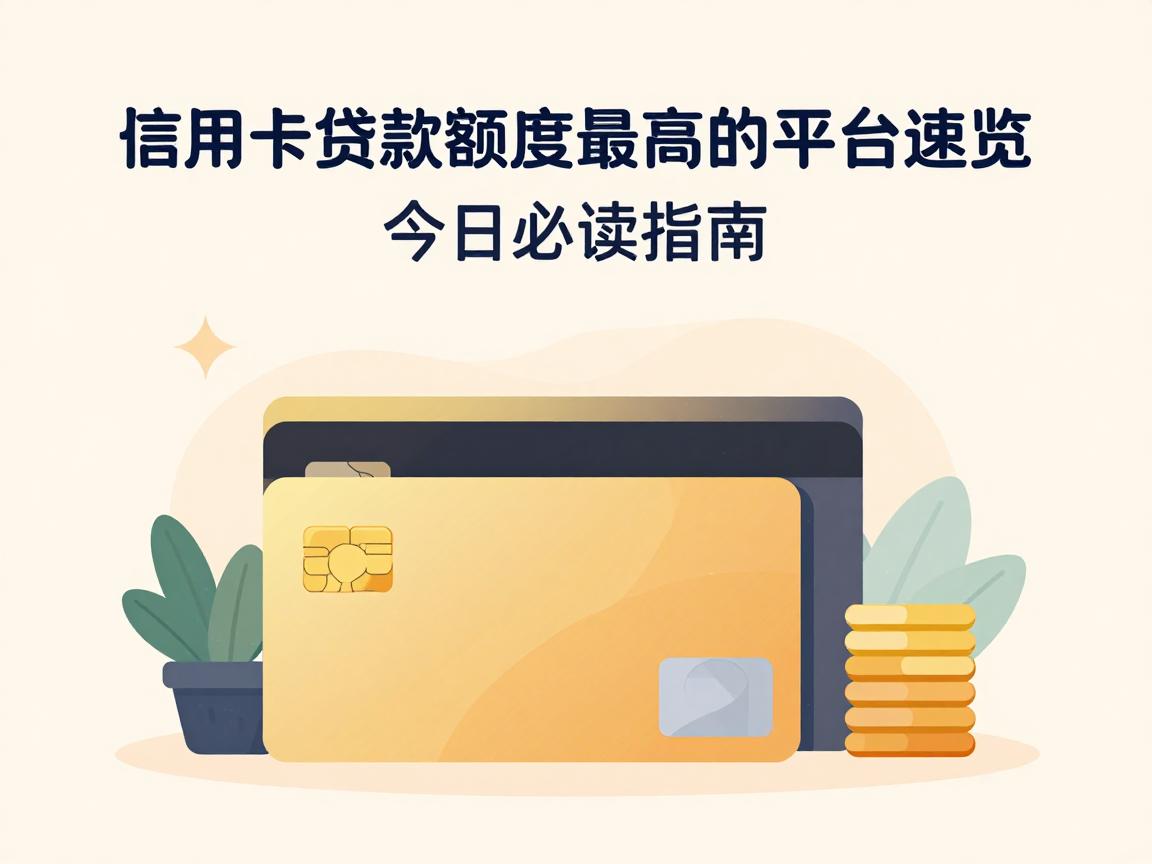 信用卡贷款额度最高的平台速览!今日必读指南,附1000起批借款额度最高的口子总结
