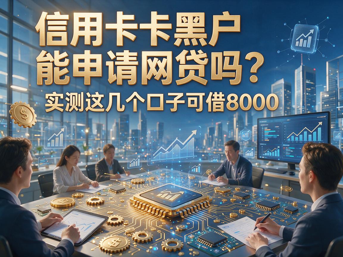信用卡黑户能申请网贷吗?实测这几个口子可借8000