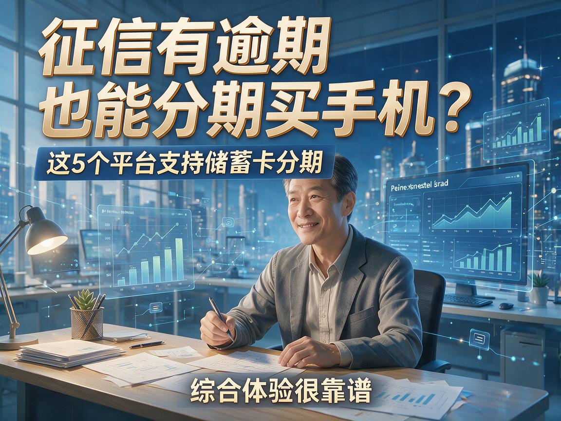 征信有逾期也能分期买手机？这5个平台支持储蓄卡分期，综合体验很靠谱