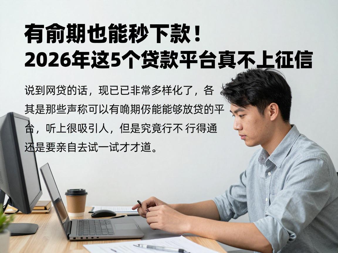 有逾期也能秒下款！2026年这5个贷款平台真不上征信