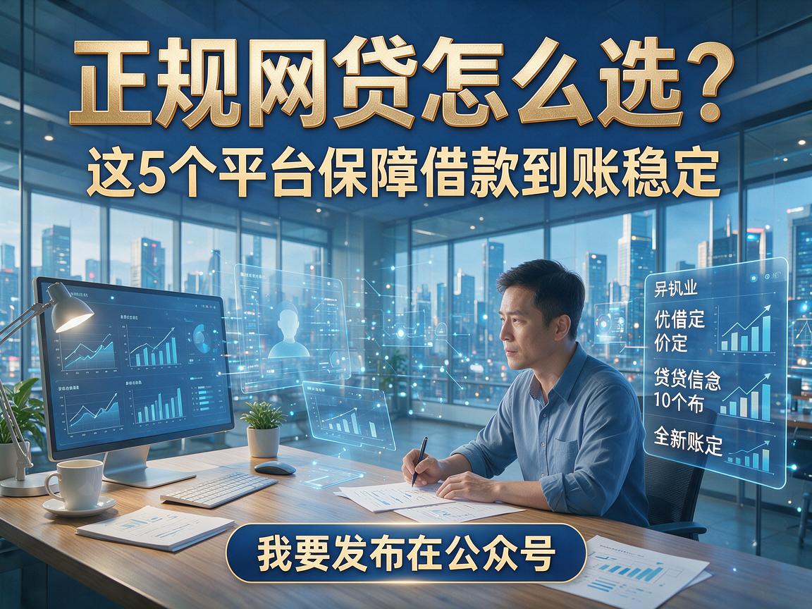 正规网贷怎么选?这5个平台保障借款到账稳定