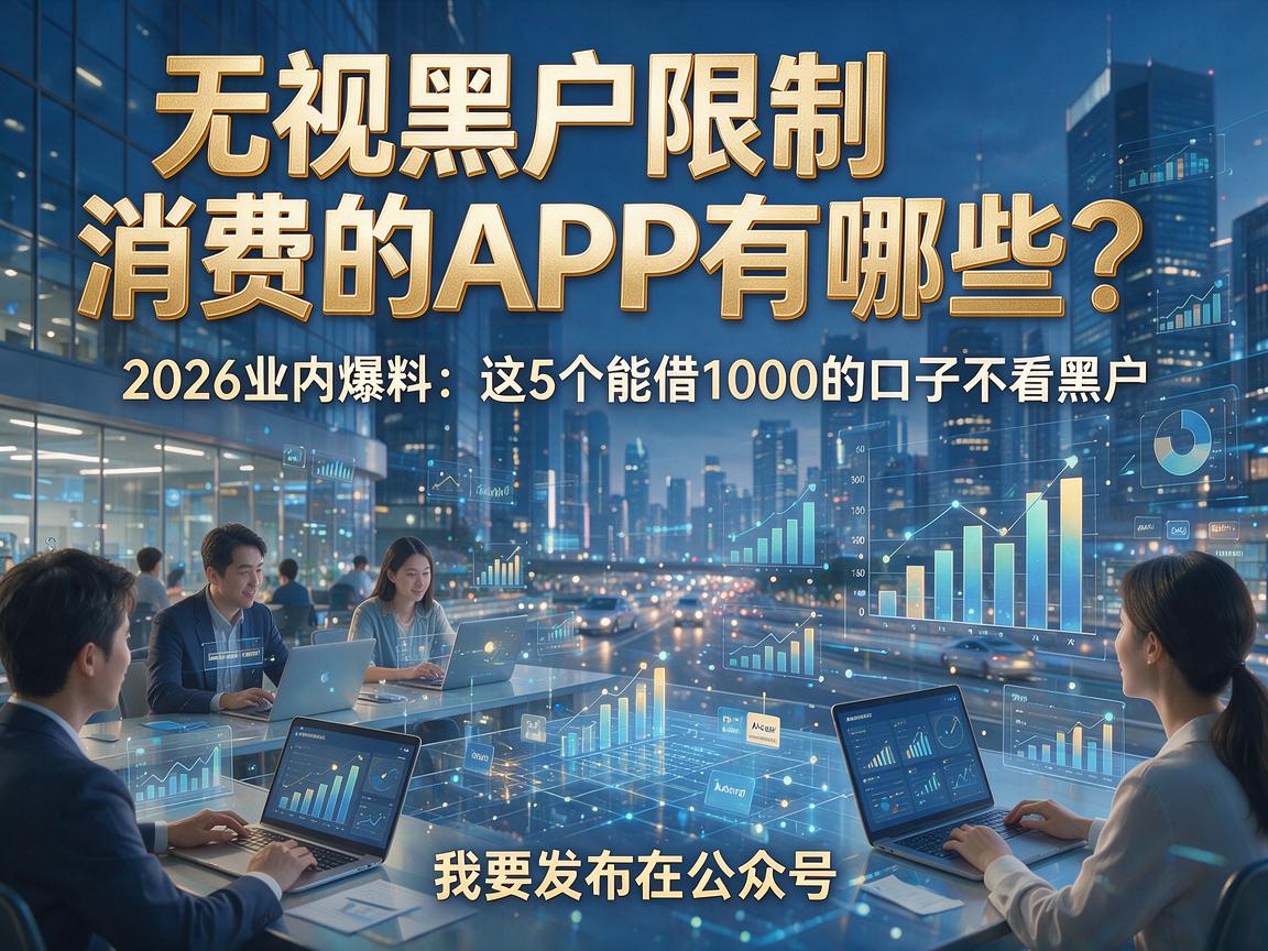 无视黑户限制消费的APP有哪些？2026业内爆料：这5个能借1000的口子不看黑户！