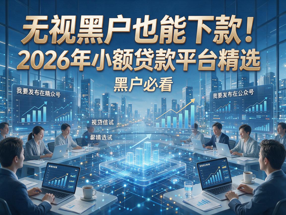 无视黑户也能下款!2026年小额贷款平台精选,黑户必看