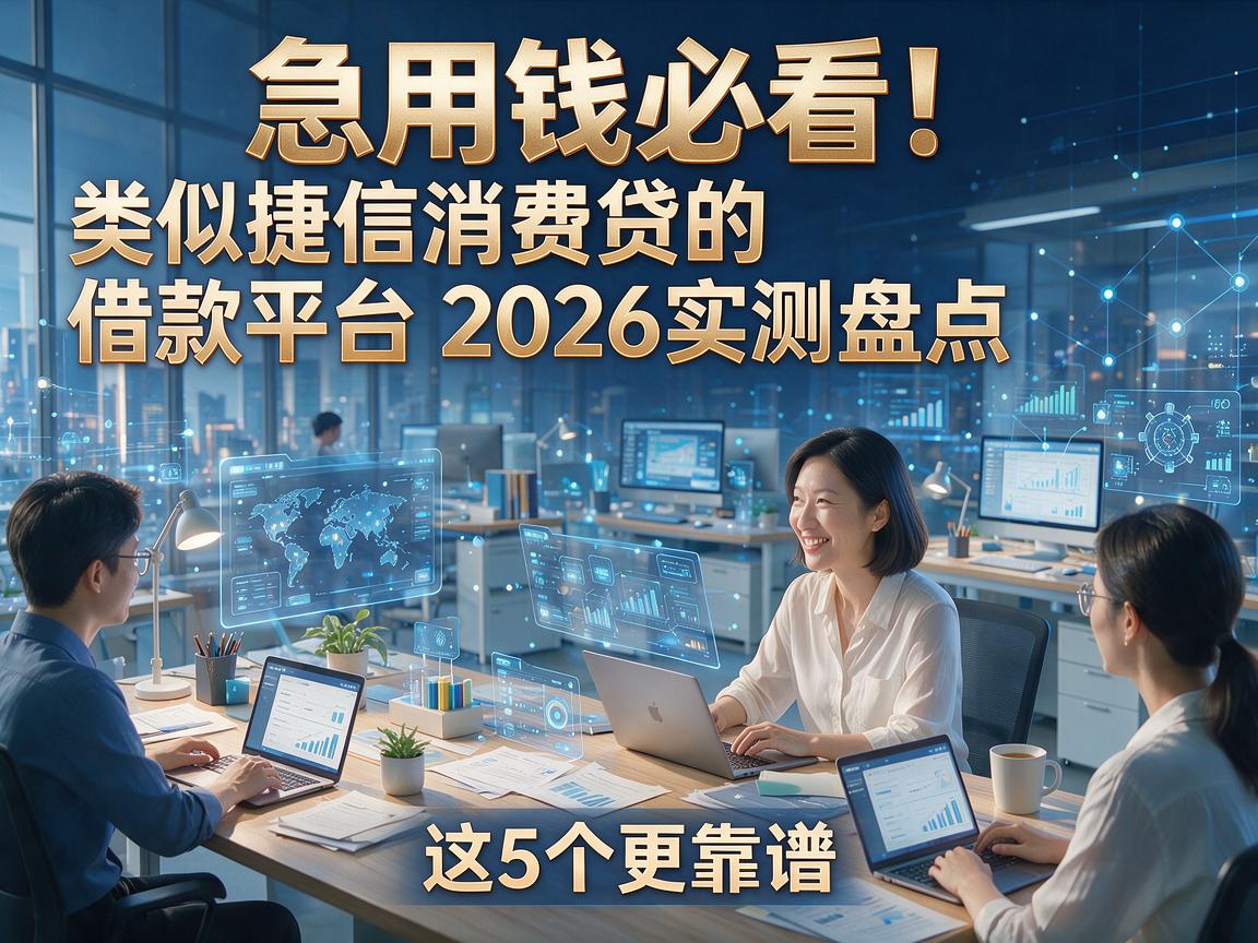 急用钱必看!类似捷信消费贷的借款平台2026实测盘点,这5个更靠谱