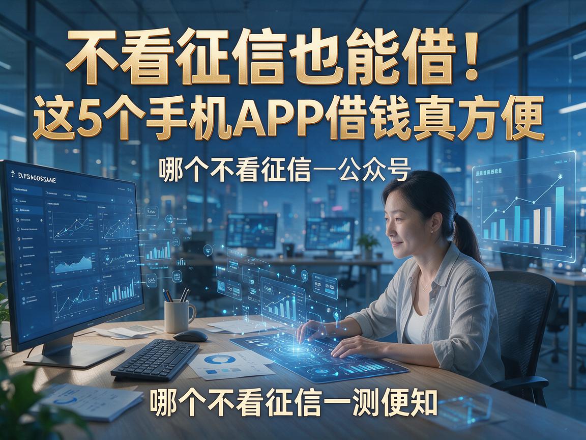 不看征信也能借!这5个手机APP借钱真方便,哪个不看征信一测便知
