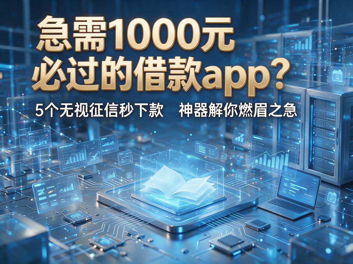 急需1000元必过的借款app?5个无视征信秒下款神器解你燃眉之急