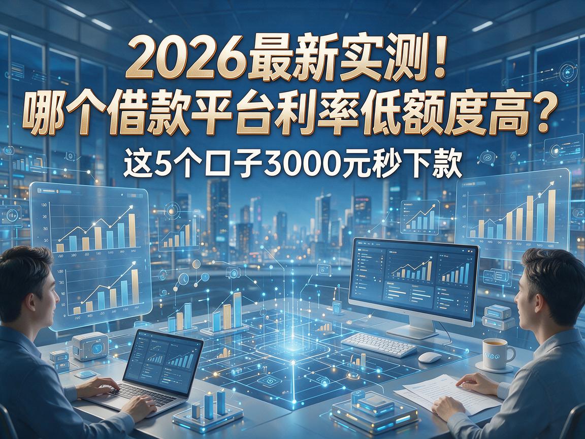 2026最新实测!哪个借款平台利率低额度高?这5个口子3000元秒下款