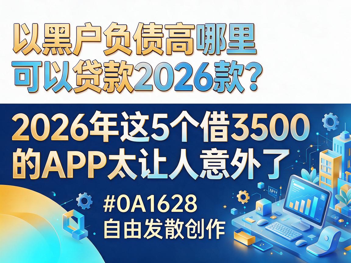 黑户负债高哪里可以贷款2026款?2026年这5个借3500的APP太让人意外了
