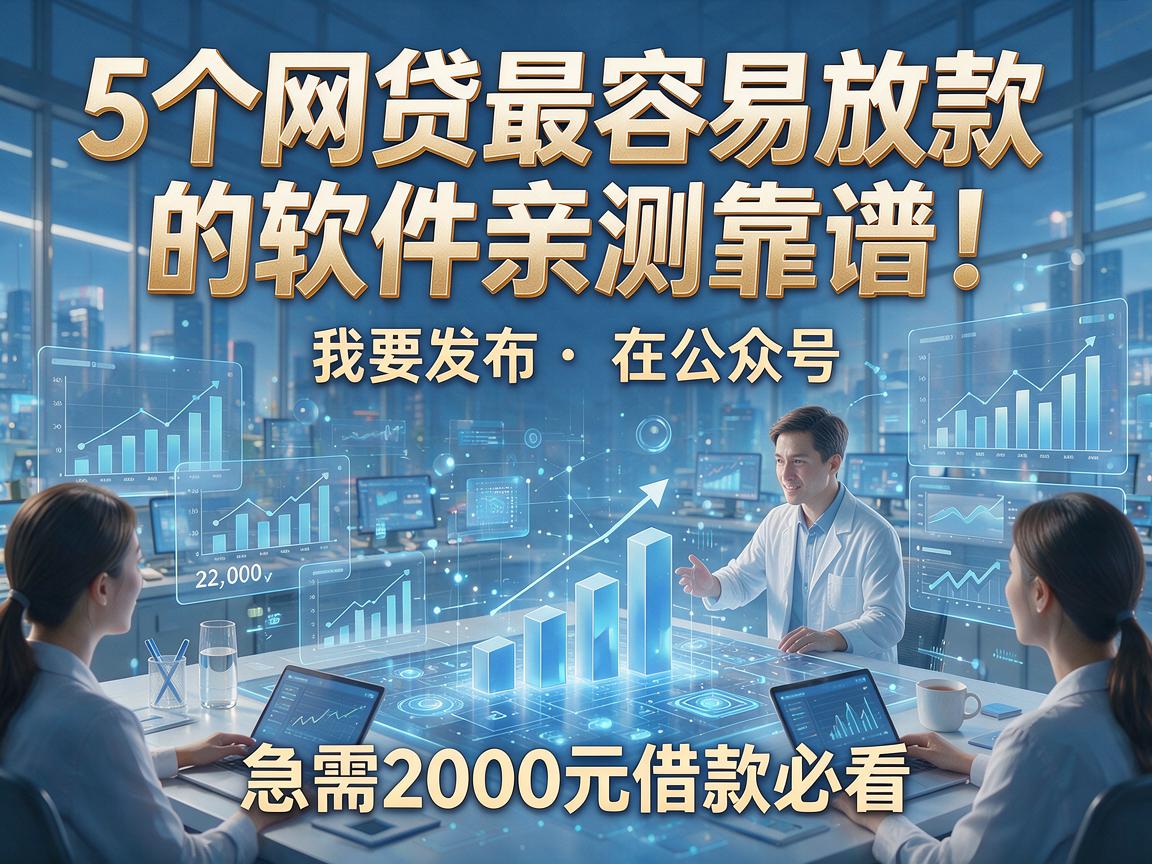 5个网贷最容易放款的软件亲测靠谱!急需2000元借款必看