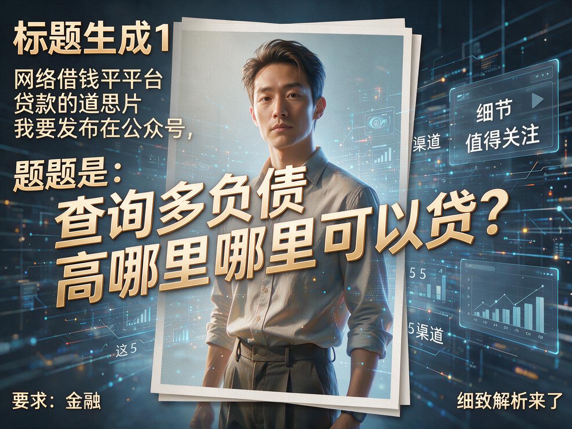 查询多负债高哪里可以贷?这5个渠道值得关注,细致解析来了