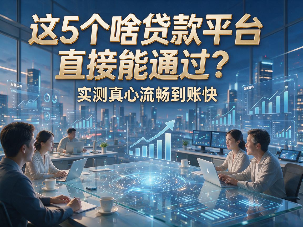 这5个啥贷款平台直接能通过?实测真心流畅到账快!