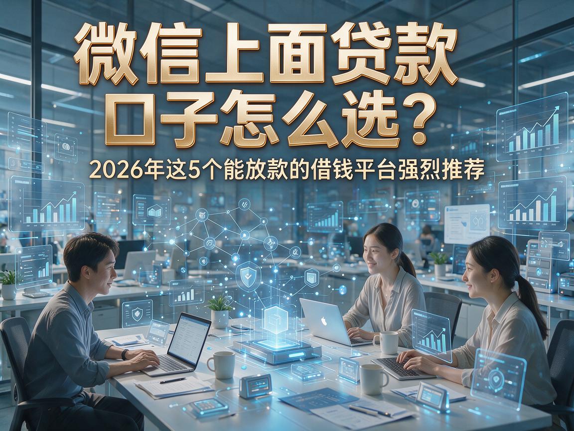 微信上面贷款口子怎么选？2026年这5个能放款的借钱平台强烈推荐