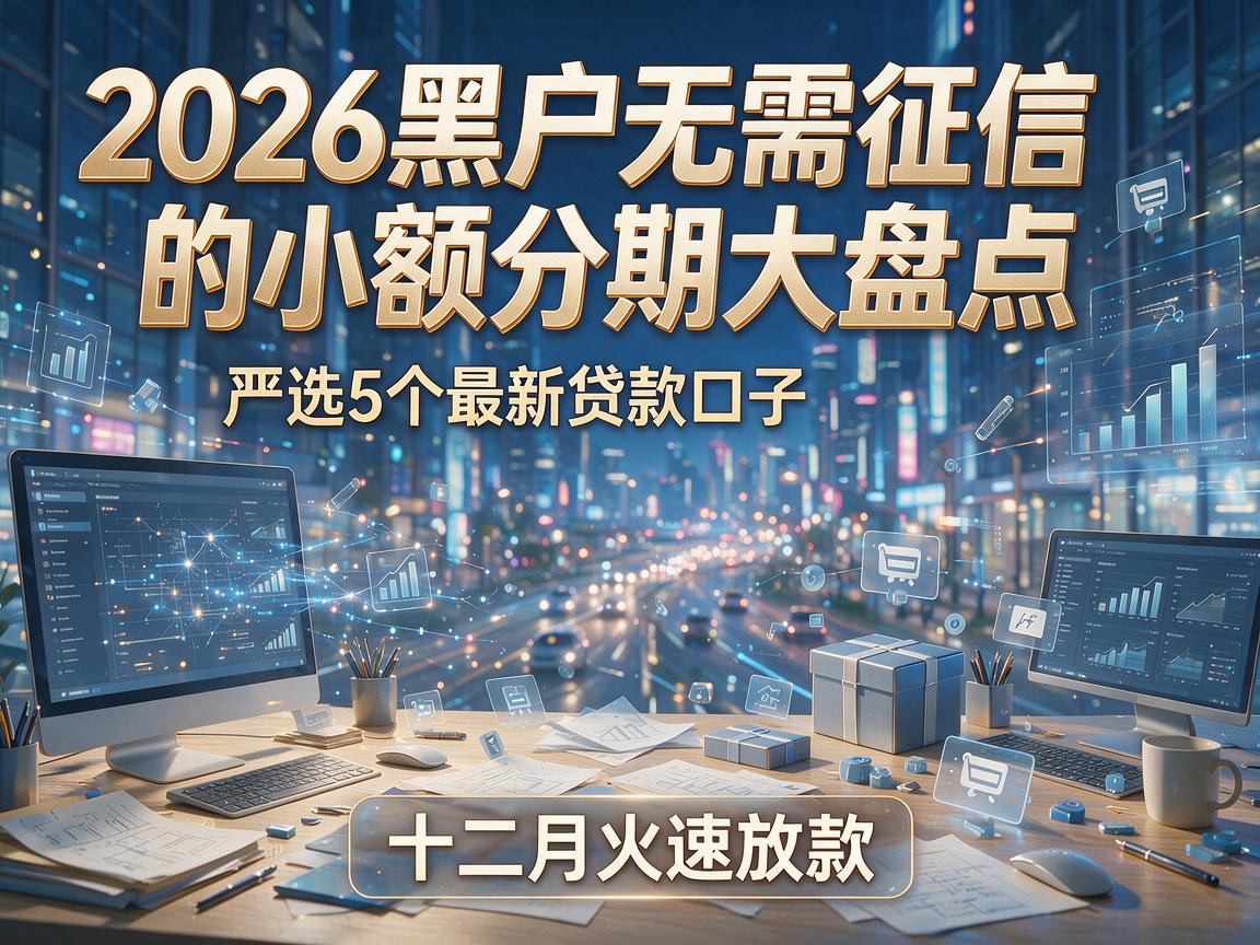 2026黑户无需征信的小额分期大盘点,严选5个最新贷款口子十二月火速放款