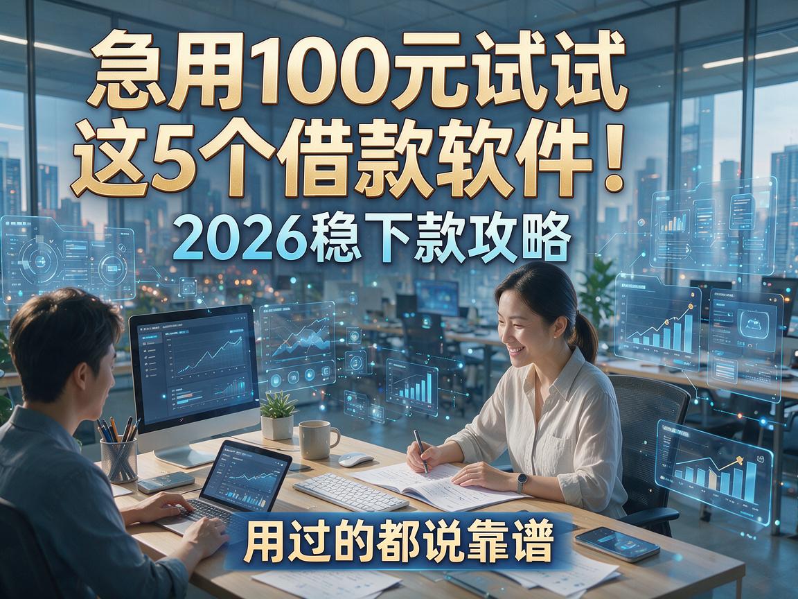 急用100元试试这5个借款软件!2026稳下款攻略,用过的都说靠谱