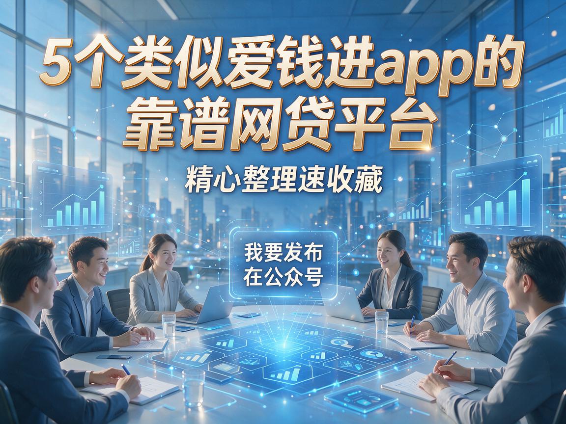 5个类似爱钱进app的靠谱网贷平台,精心整理速收藏!