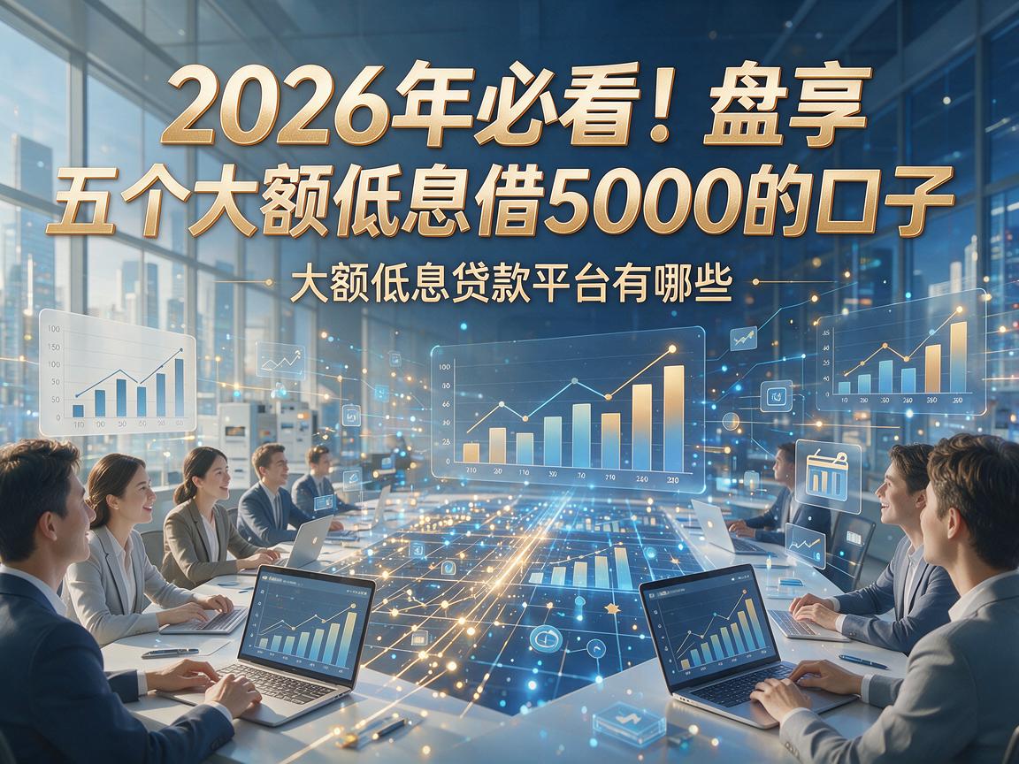 2026年必看！盘点五个大额低息借5000的口子，大额低息贷款平台有哪些？