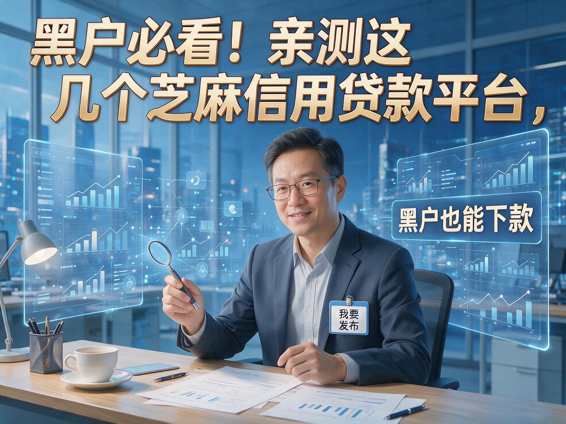 黑户必看!亲测这几个芝麻信用贷款平台,黑户也能下款