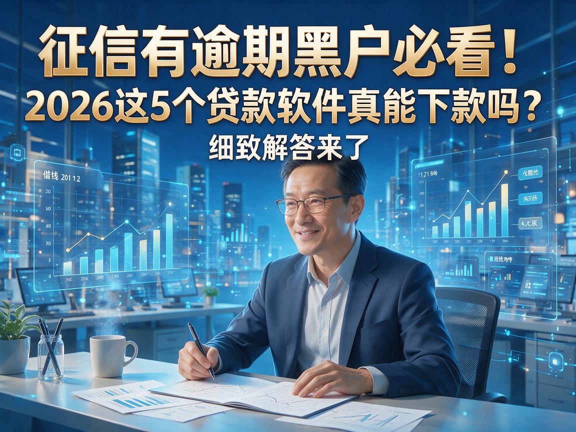 征信有逾期黑户必看!2026这5个贷款软件真能下款吗?细致解答来了