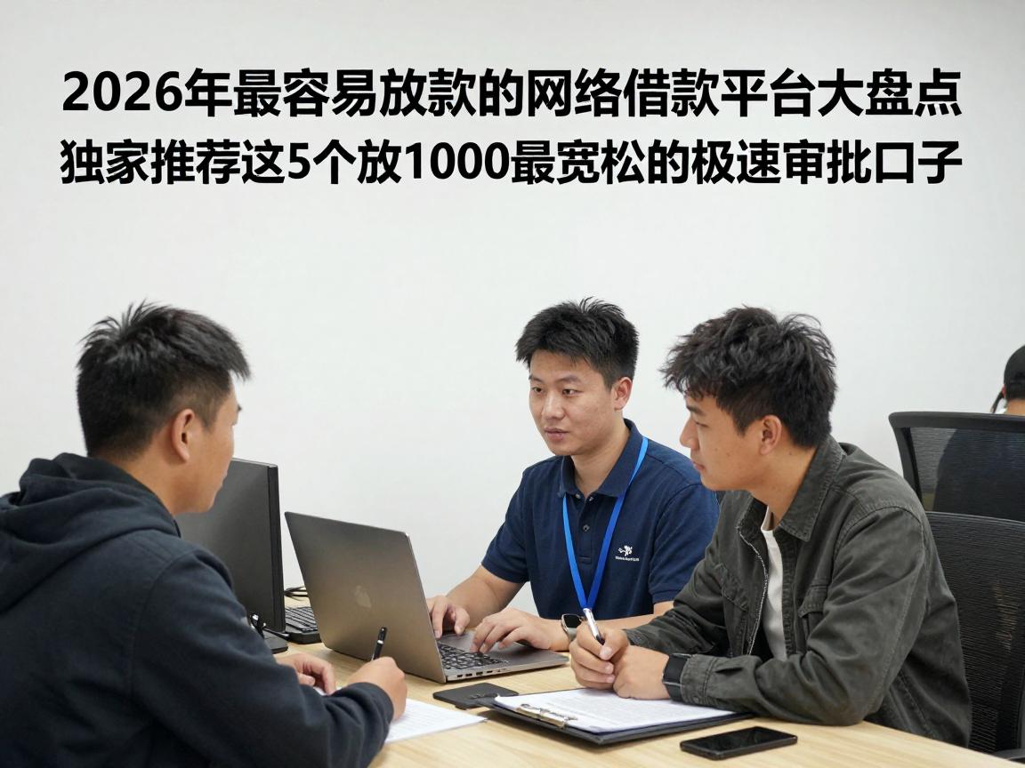 2026年最容易放款的网络借款平台大盘点!独家推荐这5个放1000最宽松的极速审批口子