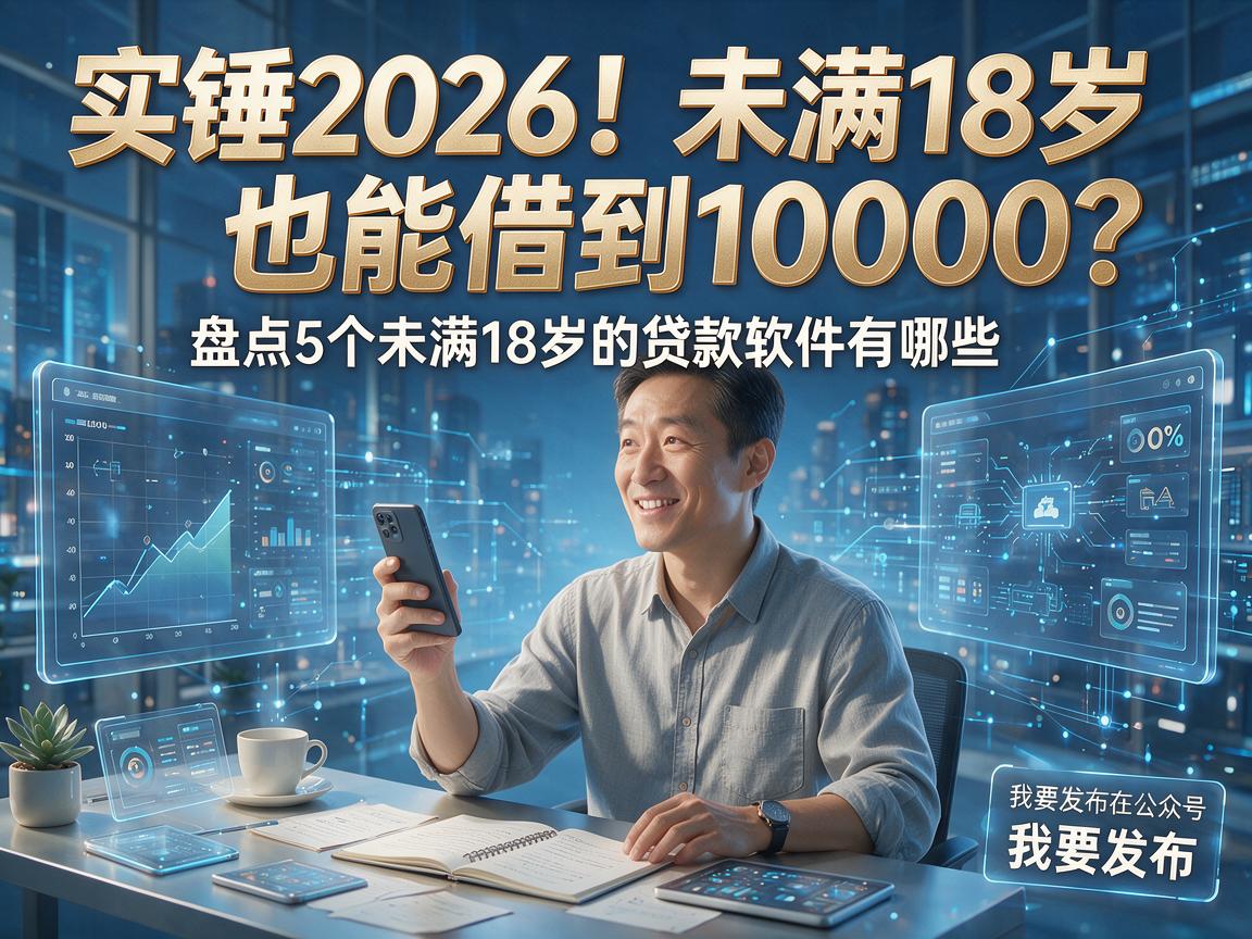 实锤2026!未满18岁也能借到10000?盘点5个未满18岁的贷款软件有哪些