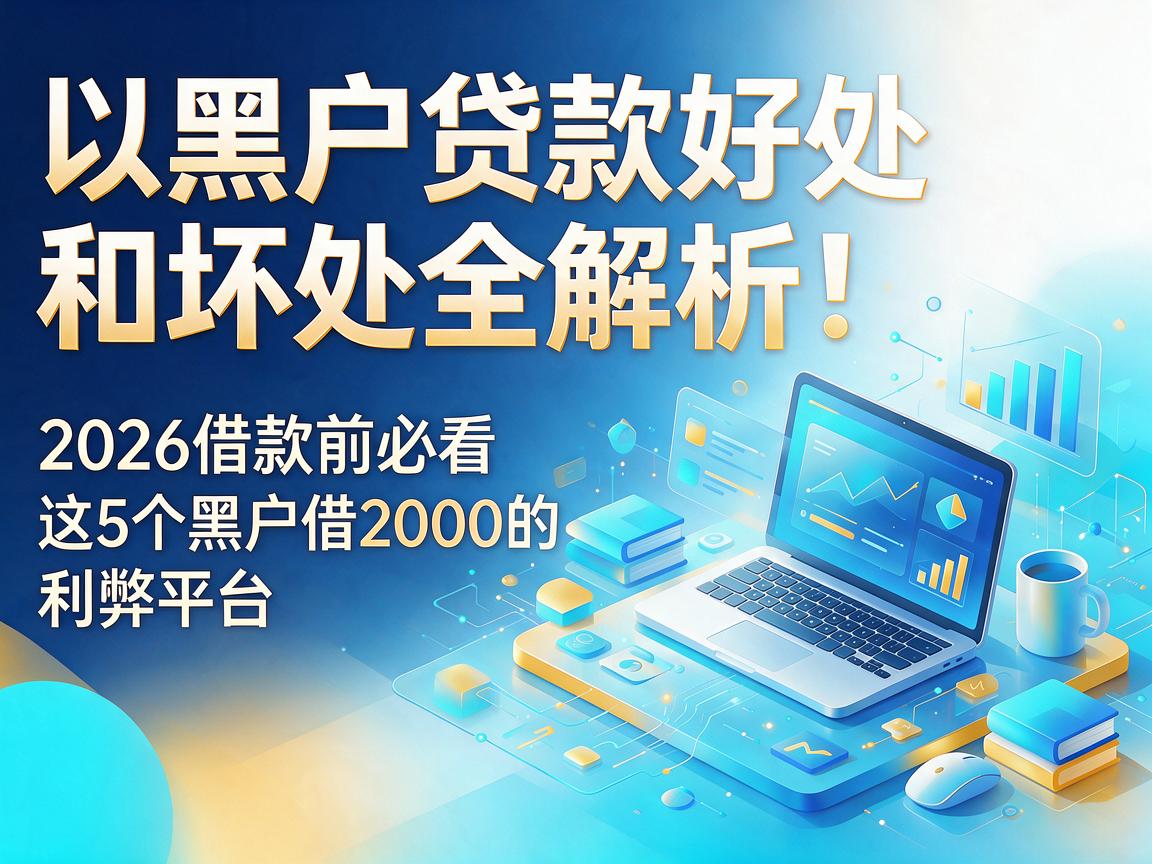 黑户贷款好处和坏处全解析：2026借款前必看这5个黑户借2000的利弊平台