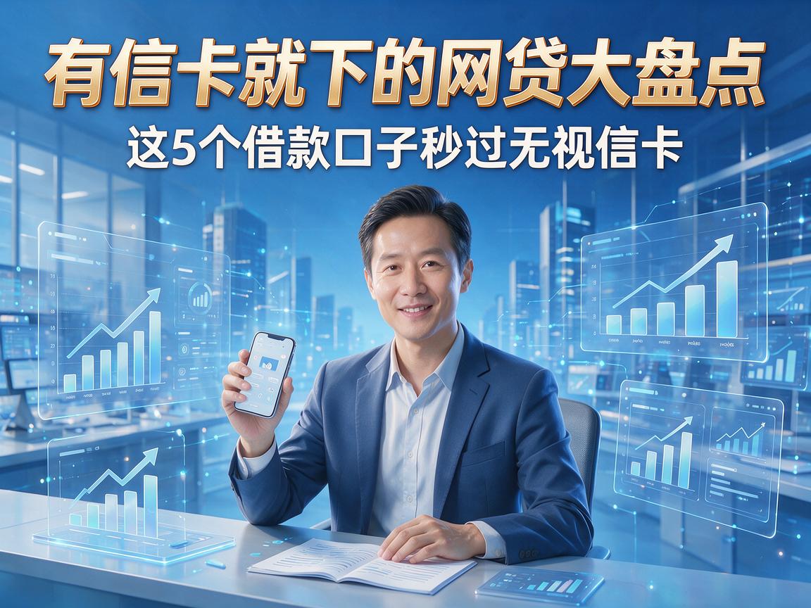 有信卡就下的网贷大盘点,这5个借款口子秒过无视信卡