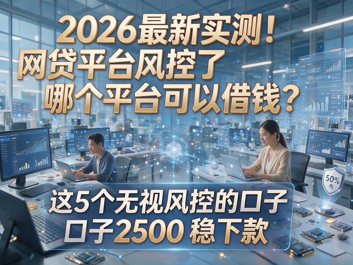 2026最新实测！网贷平台风控了哪个平台可以借钱？这5个无视风控的口子2500稳下款