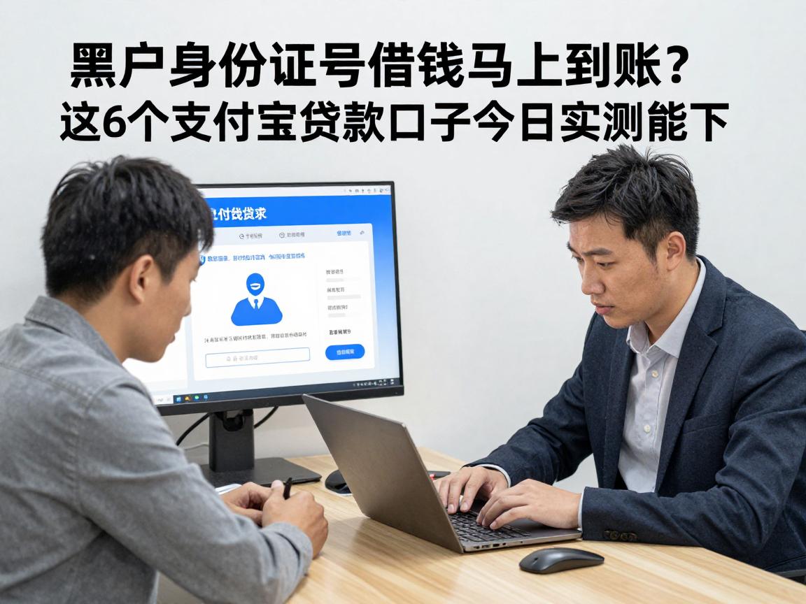 黑户身份证号借钱马上到账？这6个支付宝贷款口子今日实测能下