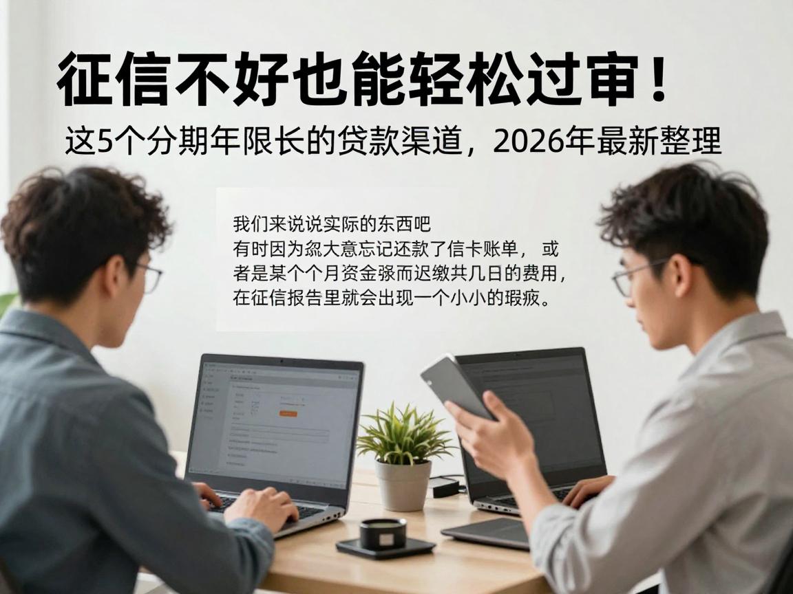 征信不好也能轻松过审!这5个分期年限长的贷款渠道,2026年最新整理