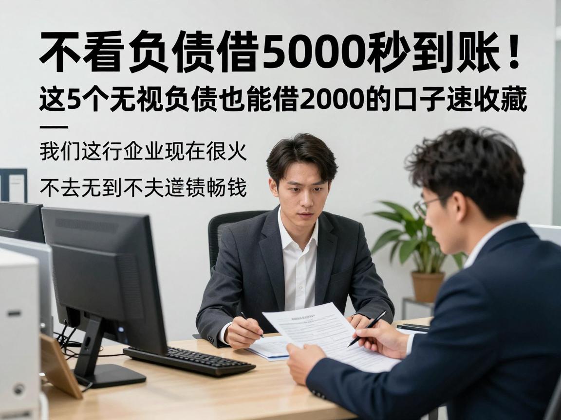 不看负债借5000秒到账!这5个无视负债也能借2000的口子速收藏