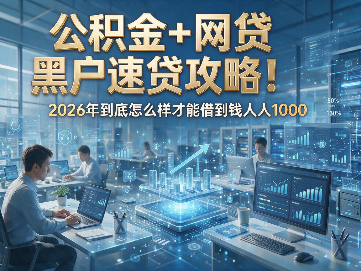 公积金+网贷黑户速贷攻略!2026年到底怎么样才能借到钱人人1000?