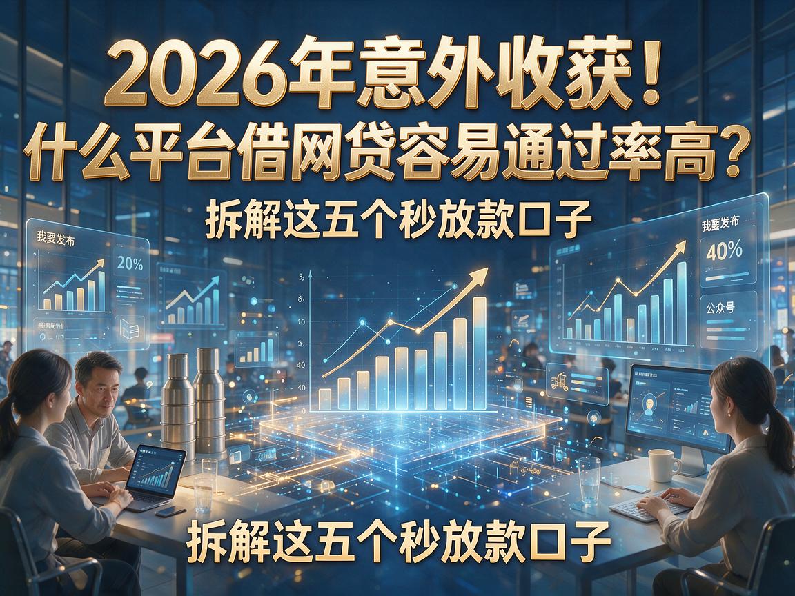 2026年意外收获!什么平台借网贷容易通过率高?拆解这五个秒放款口子