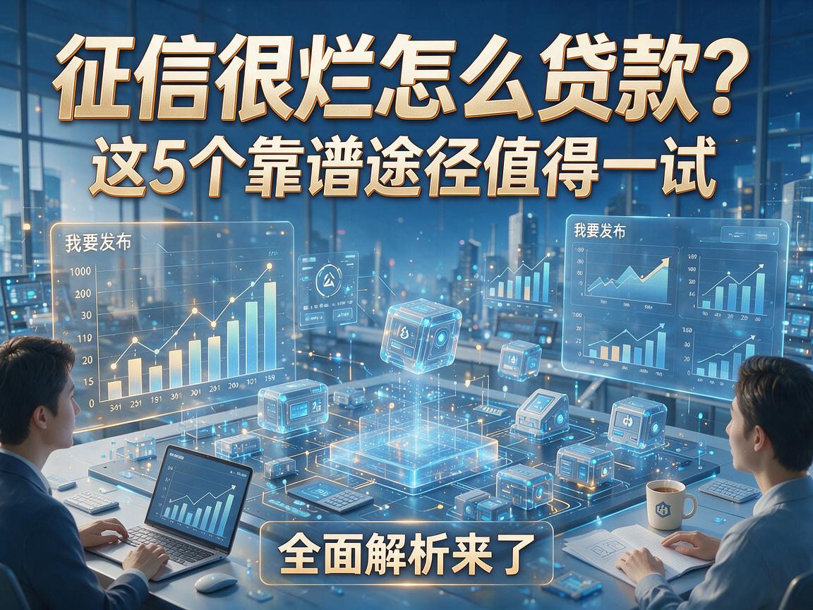 征信很烂怎么贷款?这5个靠谱途径值得一试,全面解析来了!