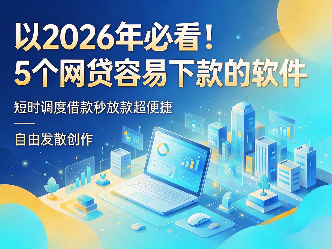 2026年必看!5个网贷容易下款的软件,短时调度借款秒放款超便捷