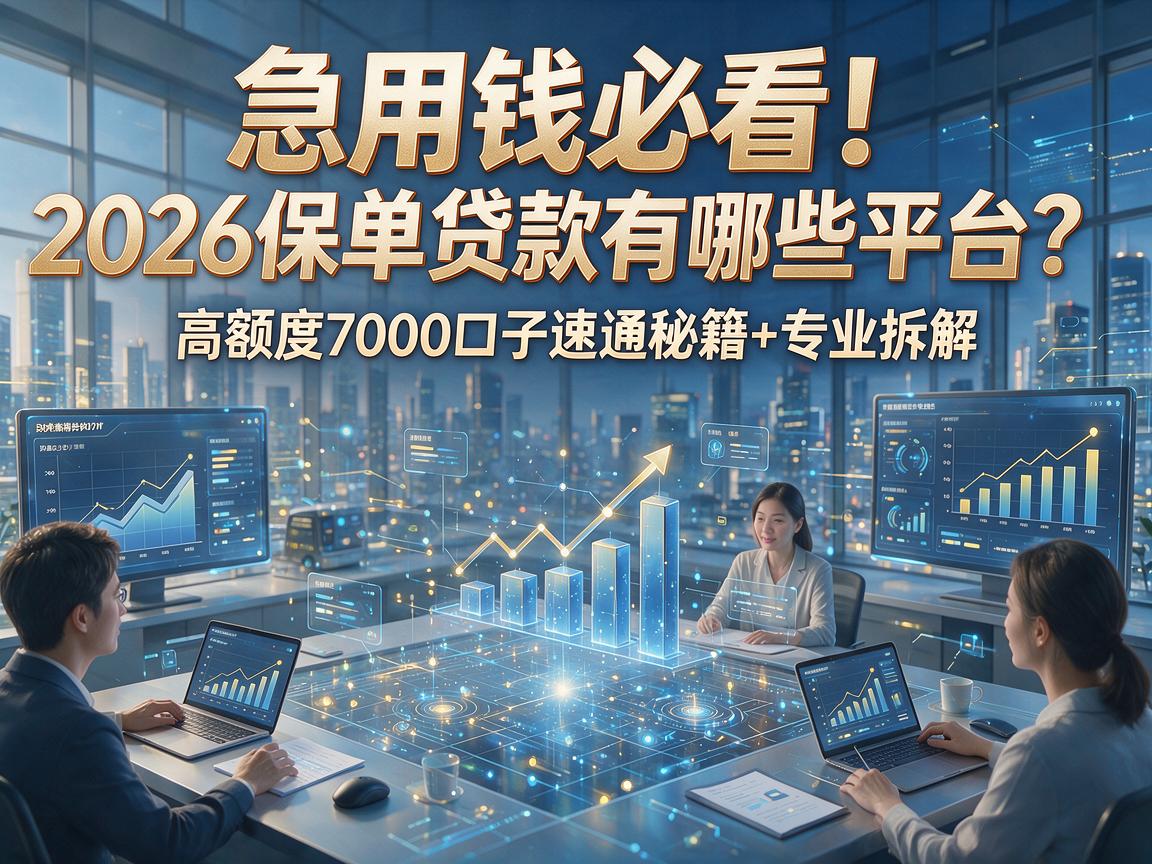 急用钱必看!2026保单贷款有哪些平台?高额度7000口子速通秘籍+专业拆解