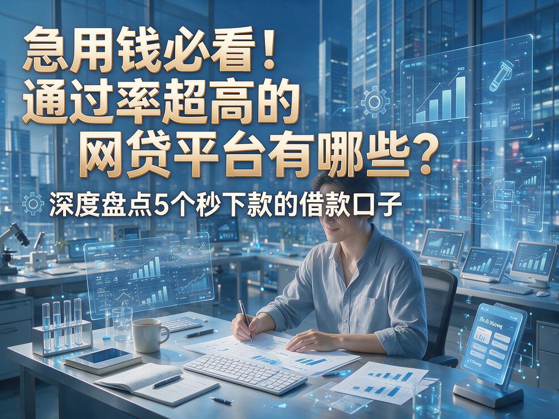 急用钱必看!通过率超高的网贷平台有哪些?深度盘点5个秒下款的借款口子