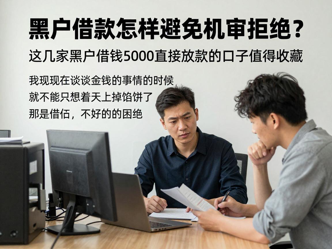 黑户借款怎样避免机审拒绝?这几家黑户借钱5000直接放款的口子值得收藏