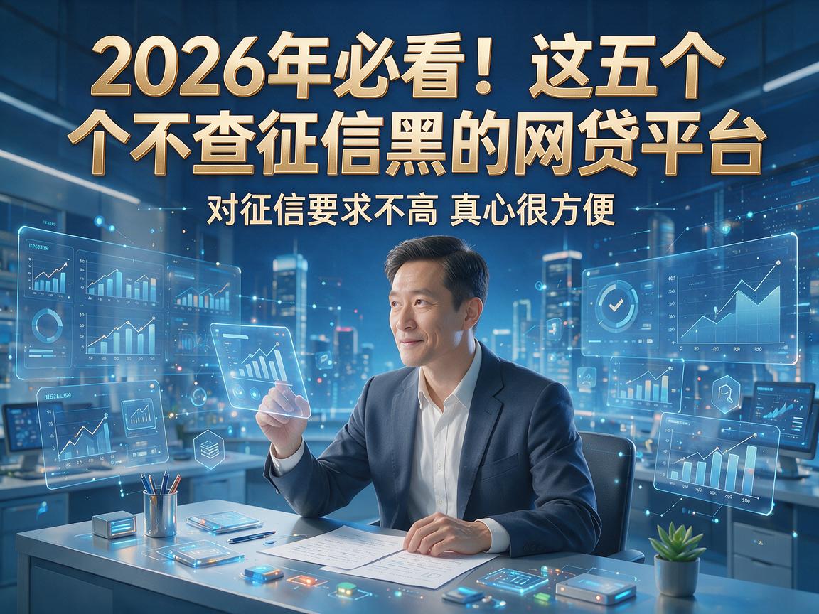 2026年必看!这五个不查征信黑的网贷平台,对征信要求不高真心很方便