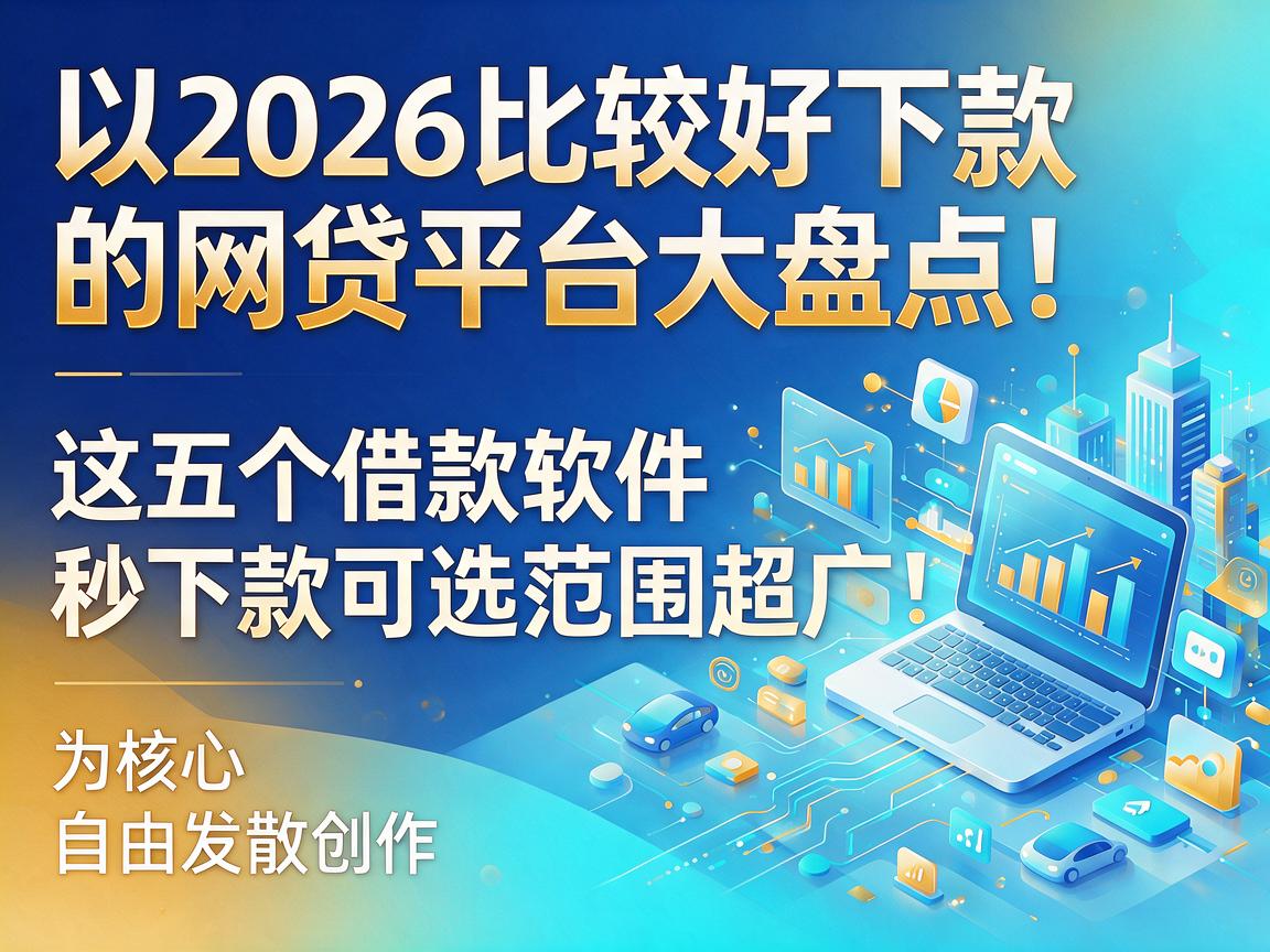 2026比较好下款的网贷平台大盘点!这五个借款软件秒下款可选范围超广!
