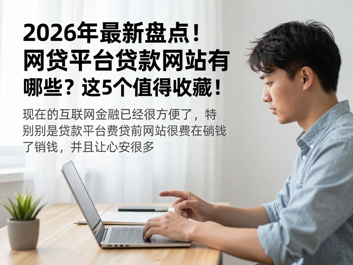 2026年最新盘点！网贷平台贷款网站有哪些？这5个值得收藏！