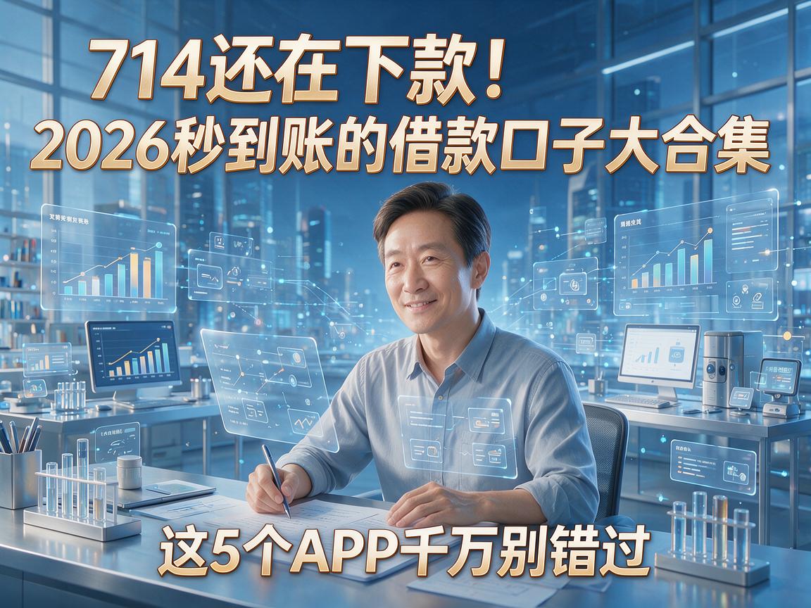 714还在下款!2026秒到账的借款口子大合集,这5个APP千万别错过