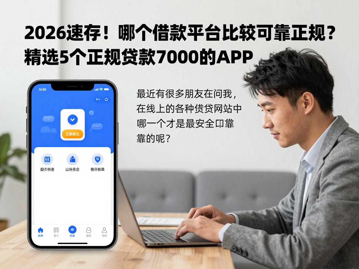 2026速存!哪个借款平台比较可靠正规?精选5个正规贷款7000的APP