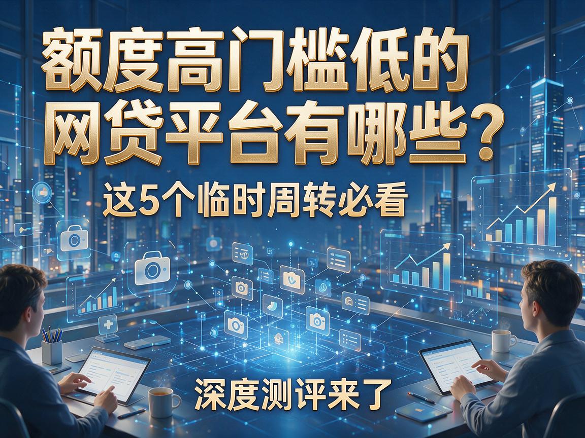 额度高门槛低的网贷平台有哪些?这5个临时周转必看,深度测评来了!