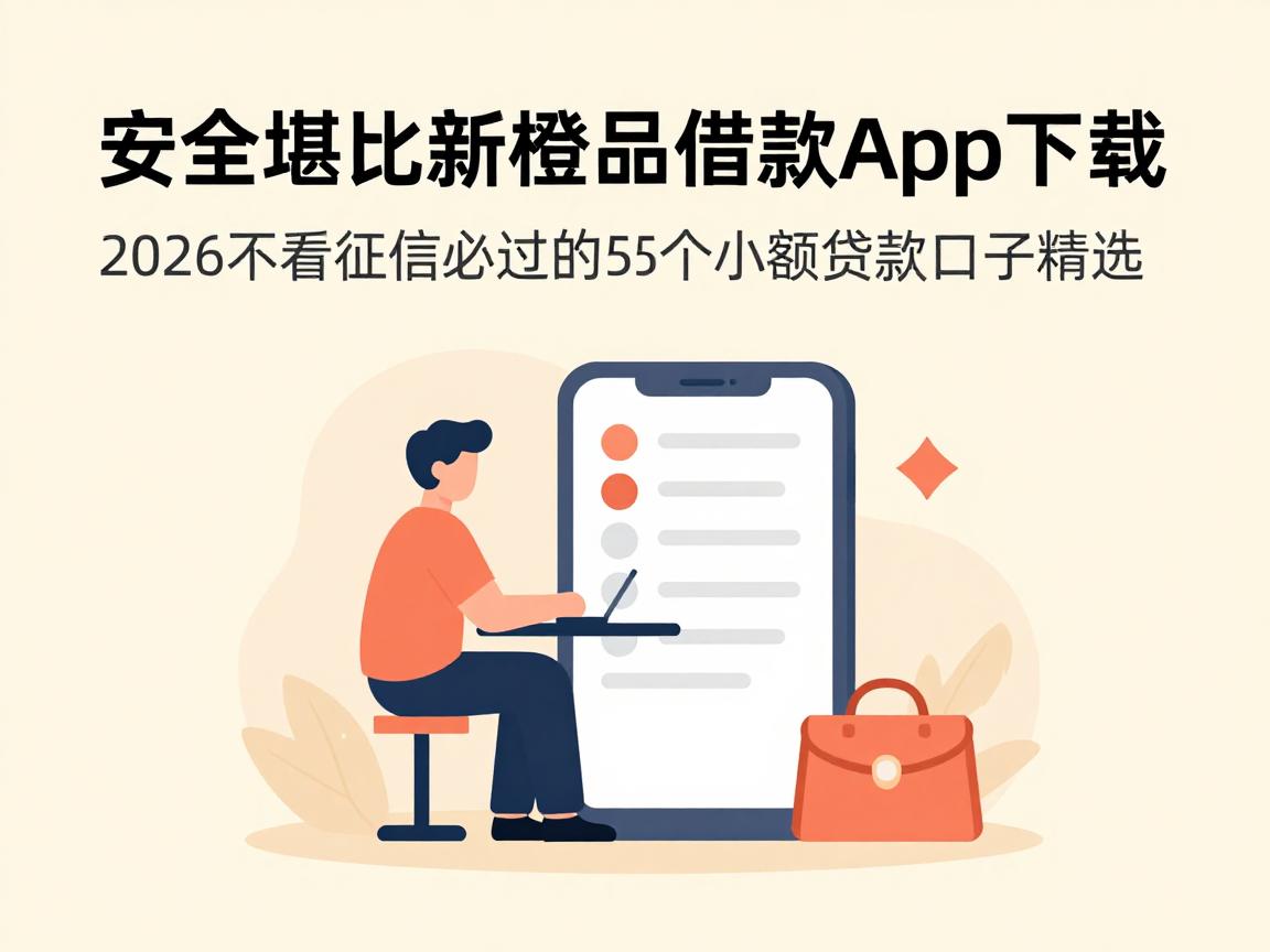 安全堪比新橙优品借款app下载!2026不看征信必过的5个小额贷款口子精选