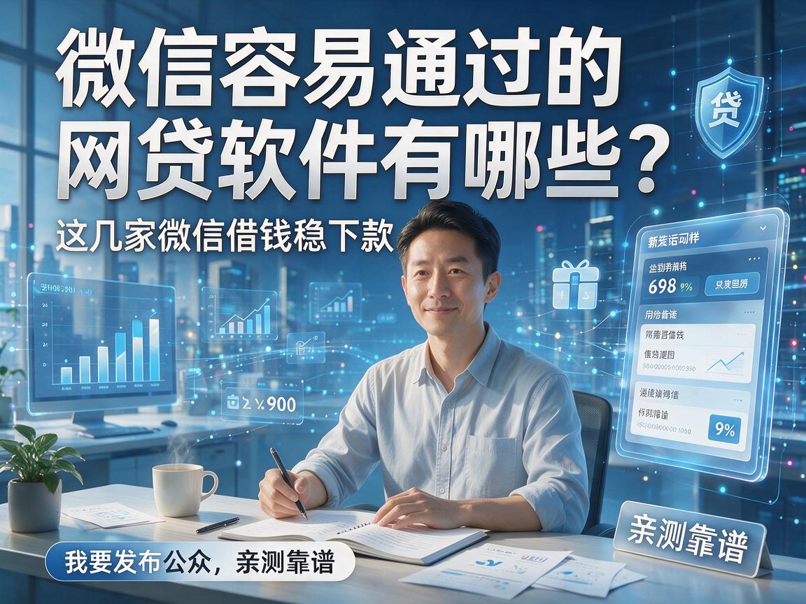 微信容易通过的网贷软件有哪些?这几家微信借钱稳下款,亲测靠谱!