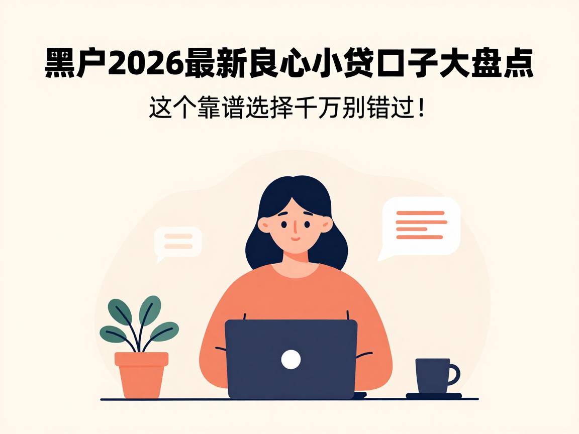 黑户2026最新良心小贷口子大盘点，这5个靠谱选择千万别错过！